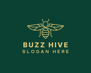 Animal Bee Wasp logo design
