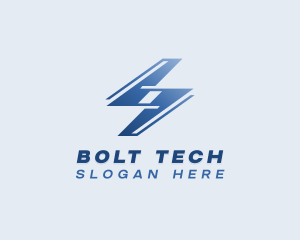 Energy Lightning Bolt logo design