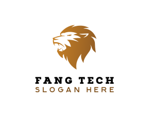 Fang - Premium Wild Lion logo design