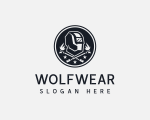 Welder Ironworks Blowtorch Logo