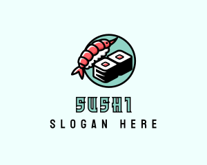 Sushi Asian Cuisine logo design