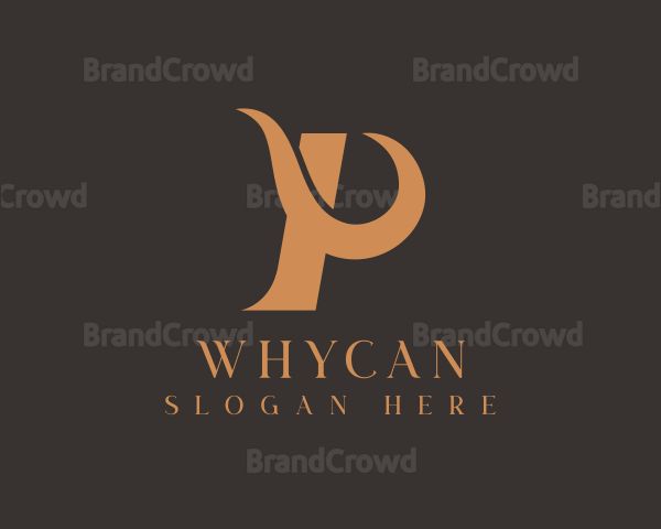 Professional Swoosh Letter P Logo