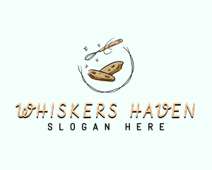 Whiskers - Cooking Pastry Cookie logo design