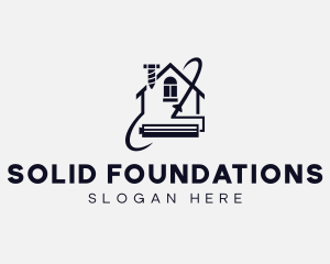 House Tools Construction logo design