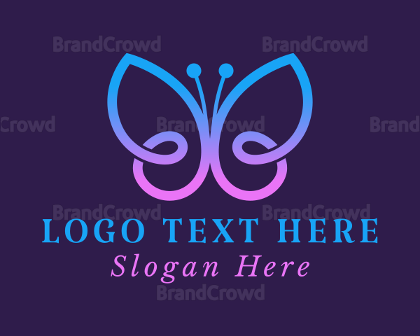 Beauty Salon Butterfly Logo