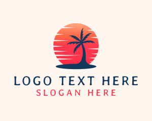 Beach - Tropical Resort Spa logo design