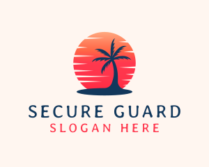 Seaside - Tropical Resort Spa logo design