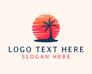 Island - Tropical Resort Spa logo design