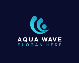 Wave Swimming Resort logo design