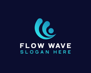 Current - Wave Swimming Resort logo design