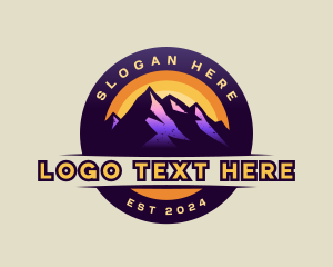 Trip - Mountain Summit Outdoor logo design