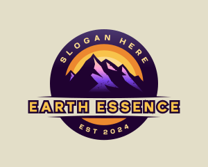 Geology - Mountain Summit Outdoor logo design
