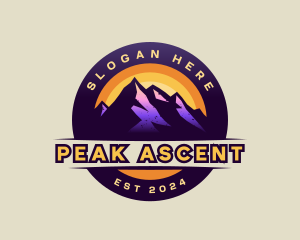 Climb - Mountain Summit Outdoor logo design