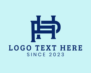 Letter Hp - Academic Sports Team logo design