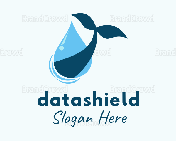 Droplet Whale Tail Logo