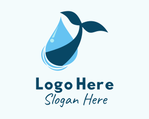 Droplet Whale Tail Logo