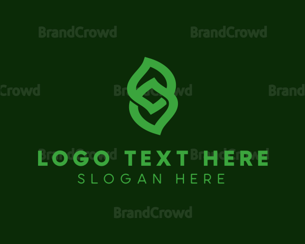 Leaf Loop Symbol Logo