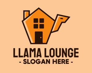 Llama - Camel House Realtor logo design