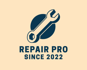 Blue Wrench Repair logo design