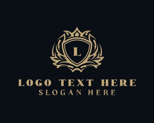 Classic - Royal Regal Shield logo design