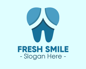 Toothpaste - Blue Dentist Dental Tooth logo design