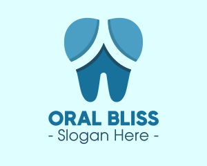 Oral - Blue Dentist Dental Tooth logo design