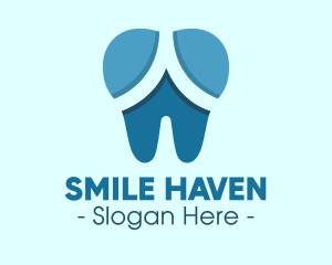 Dentist - Blue Dentist Dental Tooth logo design