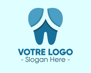 Dentist - Blue Dentist Dental Tooth logo design
