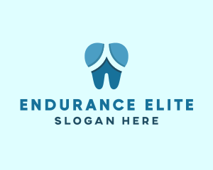 Blue Dentist Dental Tooth logo design