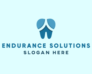 Blue Dentist Dental Tooth logo design