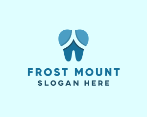 Blue Dentist Dental Tooth logo design