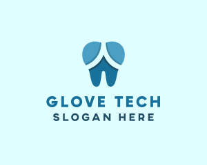 Blue Dentist Dental Tooth logo design