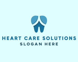 Blue Dentist Dental Tooth logo design