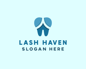 Blue Dentist Dental Tooth logo design