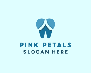 Blue Dentist Dental Tooth logo design