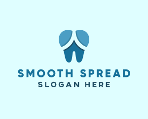 Blue Dentist Dental Tooth logo design