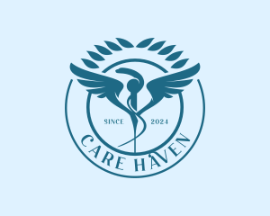 Nursing - Medical Pharmacy Caduceus logo design