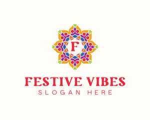 Festival - Colorful Flower Festival logo design