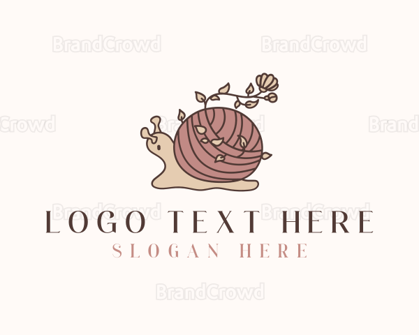 Snail Flower Seamstress Logo