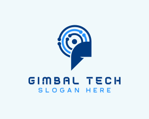 Tech AI Software logo design