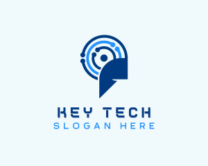 Tech AI Software logo design