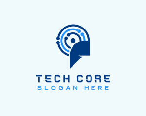 Tech AI Software logo design