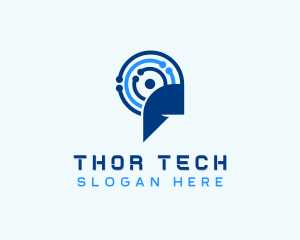 Tech AI Software logo design