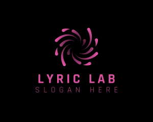 Swoosh Swirl Laboratory logo design