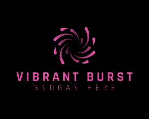 Burst - Swoosh Swirl Laboratory logo design
