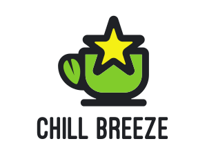 Star Green Tea logo design