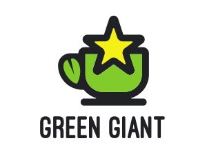 Star Green Tea logo design