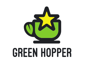 Star Green Tea logo design