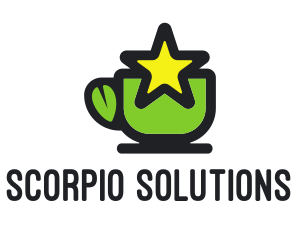 Star Green Tea logo design