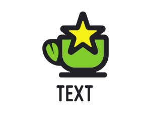 Star Green Tea logo design